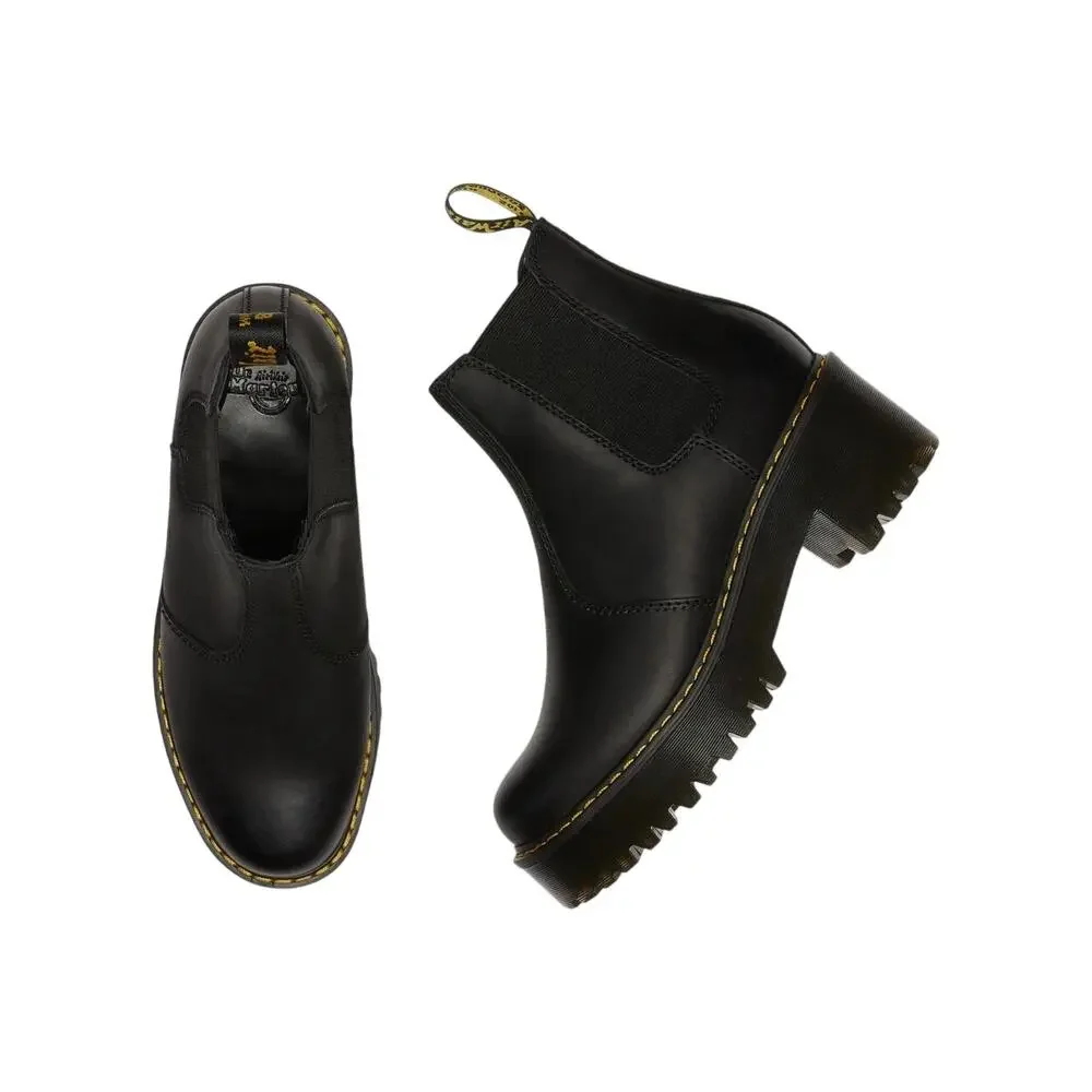 NEW! Dr. Martens Rometty Wyoming Leather Platform Chelsea Boots - Size 9 - Picture 3 of 9